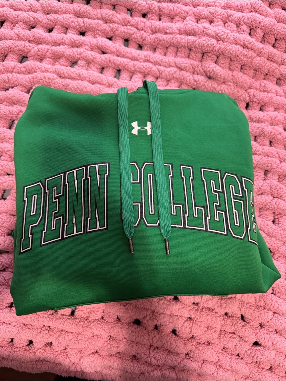 Under Armour Green Penn College Pullover Hoodie